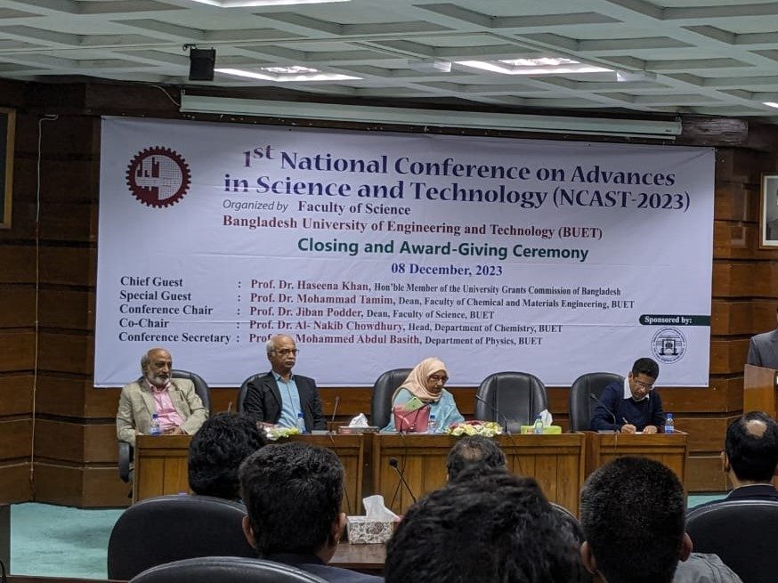 Closing and award-giving ceremony of NCAST 2023 at BUET